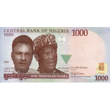 P36n Nigeria - 1000 Naira Year 2016
